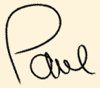 Paul's Handwritten Signature